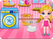 Baby Barbie Laundry Day