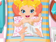 Baby Polly Diaper Change