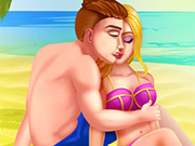 Beach Kissing Summer