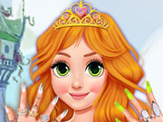 Blonde Princess Jelly Nails Spa