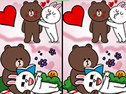 Brown And Cony Line Love