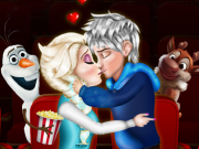 Elsa and Jack Cinema Kissing 2