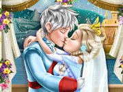 Elsa Wedding Kiss