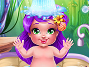Mermaid Baby Bath