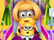 Minion Girl and the New Born Baby