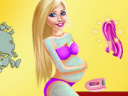 Pregnant Barbie Spa Day