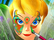 Tinkerbell Spring Face Painting
